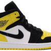 Jordan 1 Mid Yellow Toe Black 852542-071 - Brosneaker photo 1