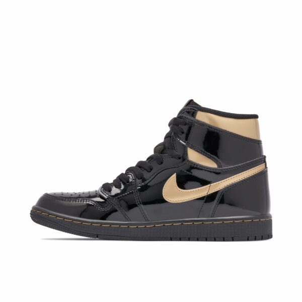 Jordan 1 Retro High Black Metallic Gold (2020) 555088-032 - Brosneaker photo 2