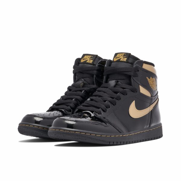 Jordan 1 Retro High Black Metallic Gold (2020) 555088-032 - Brosneaker photo 4