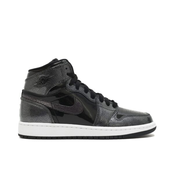 Jordan 1 Retro High Black Patent (GS) 705300-017 - Brosneaker photo 1