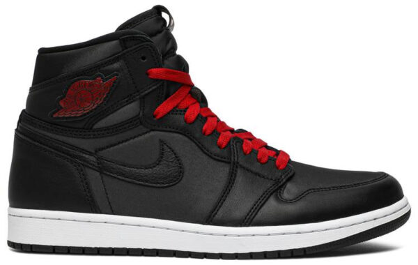 Jordan 1 Retro High Black Satin Gym Red 555088-060 - Brosneaker photo 1