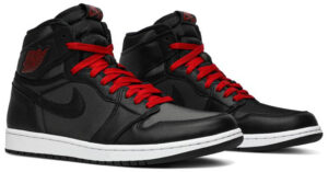 Jordan 1 Retro High Black Satin Gym Red 555088-060 - Brosneaker photo 3
