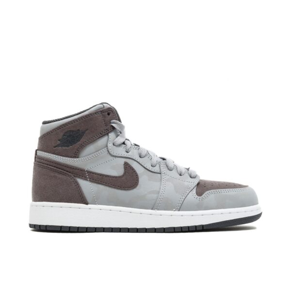 Jordan 1 Retro High Camo 3M Wolf Grey (GS) 822858-027 - Brosneaker photo 1