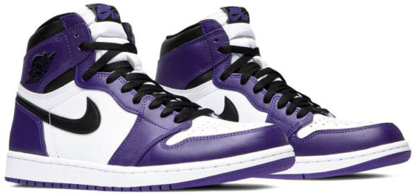 Jordan 1 Retro High Court Purple White 555088-500 - Brosneaker photo 3