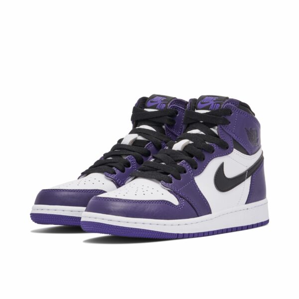 Jordan 1 Retro High Court Purple White (GS) 575441-500 - Brosneaker photo 4