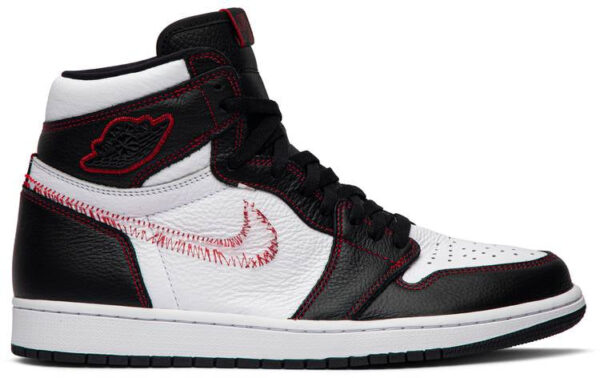 Jordan 1 Retro High Defiant White Black Gym Red CD6579-071 - Brosneaker photo 1
