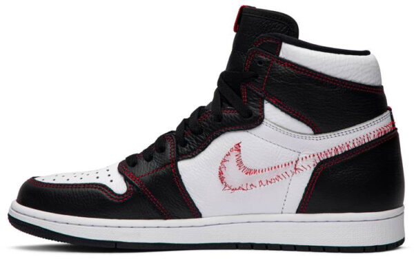 Jordan 1 Retro High Defiant White Black Gym Red CD6579-071 - Brosneaker photo 2