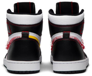 Jordan 1 Retro High Defiant White Black Gym Red CD6579-071 - Brosneaker photo 4
