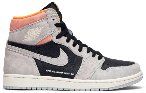 Jordan 1 Retro High Neutral Grey Hyper Crimson 555088-018 - Brosneaker photo 1