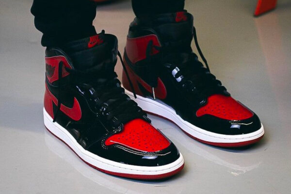 Jordan 1 Retro High OG Patent Bred 555088-063 - Brosneaker photo 5