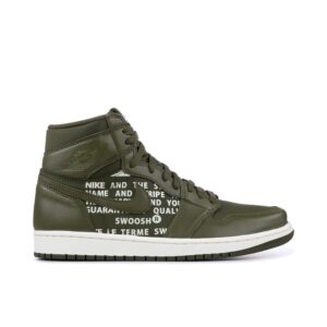 Jordan 1 Retro High Olive Canvas 555088-300 - Brosneaker photo 1