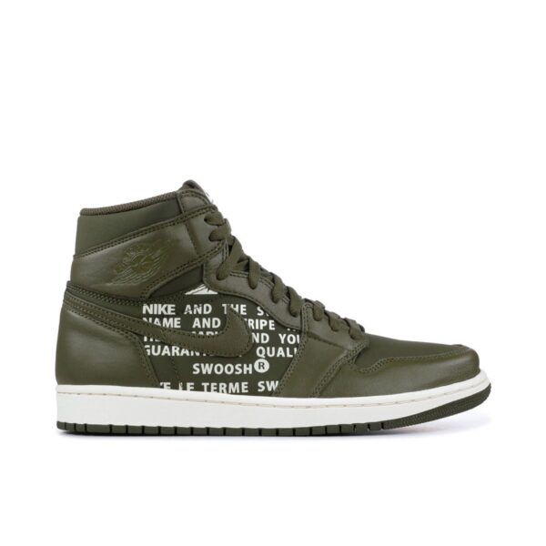 Jordan 1 Retro High Olive Canvas 555088-300 - Brosneaker photo 1