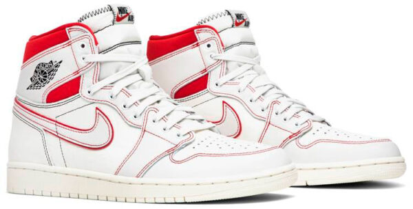 Jordan 1 Retro High Phantom Gym Red 555088-160 - Brosneaker photo 3