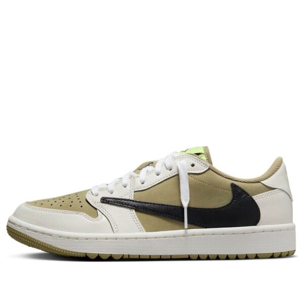 Jordan 1 Retro Low Golf Travis Scott Neutral Olive FZ3124-200 - Brosneaker photo 1