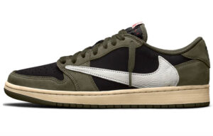 Jordan 1 Retro Low OG SP Travis Scott Black Olive DM7866-002 - Brosneaker photo 1