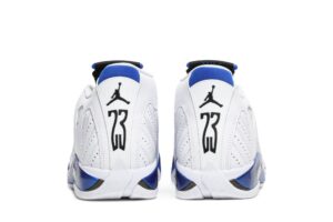 Jordan 14 Retro White Hyper Royal 487471-104 - Brosneaker photo 6