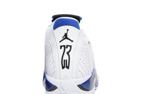 Jordan 14 Retro White Hyper Royal 487471-104 - Brosneaker photo 7