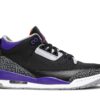 Jordan 3 Retro Black Court Purple CT8532-050 - Brosneaker photo 1