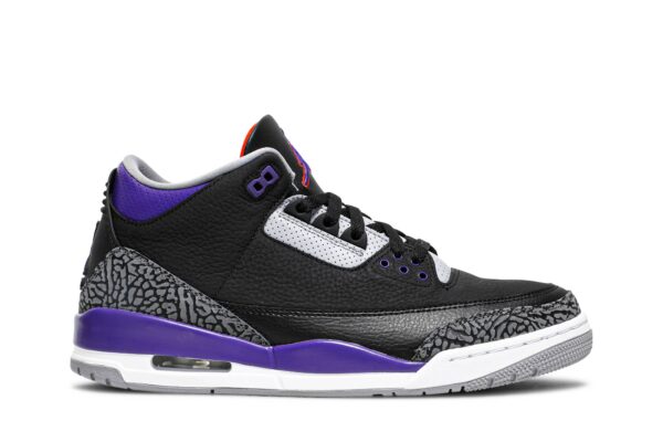 Jordan 3 Retro Black Court Purple CT8532-050 - Brosneaker photo 1