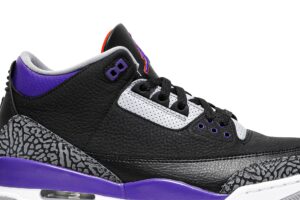 Jordan 3 Retro Black Court Purple CT8532-050 - Brosneaker photo 2