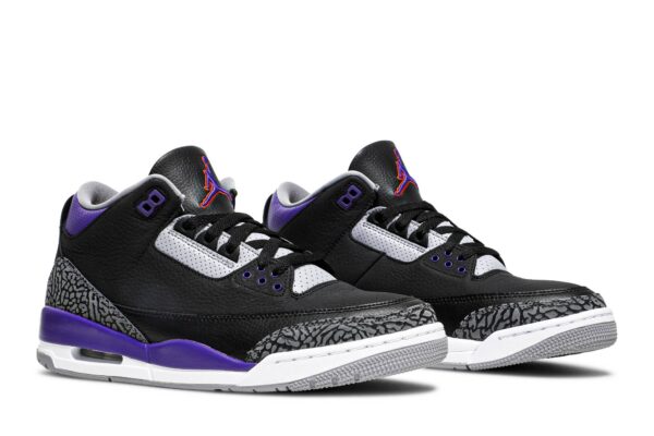 Jordan 3 Retro Black Court Purple CT8532-050 - Brosneaker photo 8