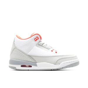 Jordan 3 Retro White Crimson Grey (GS) 441140-101 - Brosneaker photo 1