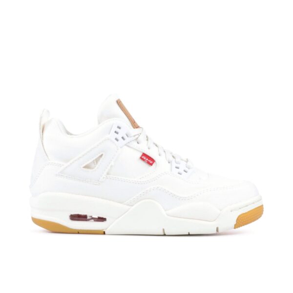 Jordan 4 Retro Levi's White (GS) (Levi's Tag) AQ9103-100 - Brosneaker photo 1