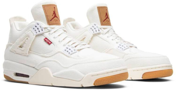 Jordan 4 Retro Levi's White (Levi's Tag) AO2571-100 - Brosneaker photo 3