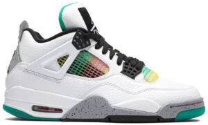 Jordan 4 Retro Lucid Green Rasta (Women's) AQ9129-100 - Brosneaker photo 1