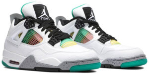 Jordan 4 Retro Lucid Green Rasta (Women's) AQ9129-100 - Brosneaker photo 5