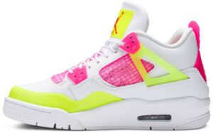 Jordan 4 Retro White Lemon Pink (GS) CV7808-100 - Brosneaker photo 2