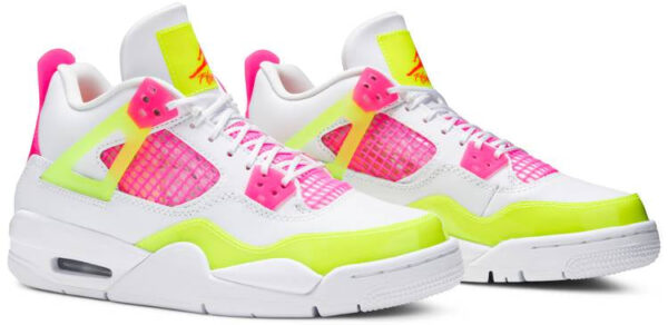 Jordan 4 Retro White Lemon Pink (GS) CV7808-100 - Brosneaker photo 3