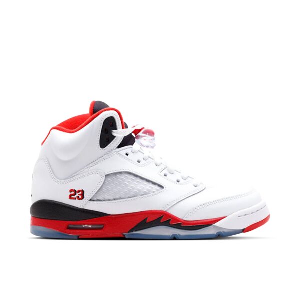 Jordan 5 Retro Fire Red Black Tongue (2013) (GS) 440888-120 - Brosneaker photo 1