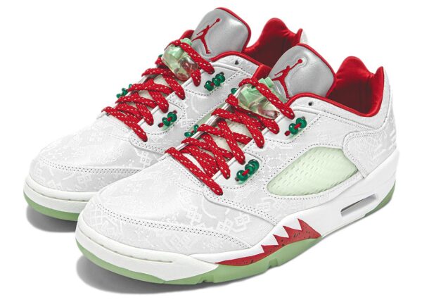 Jordan 5 Retro Low CLOT White Silk 20th Anniversary CLOT-AJ5-WHT-FF - Brosneaker photo 1