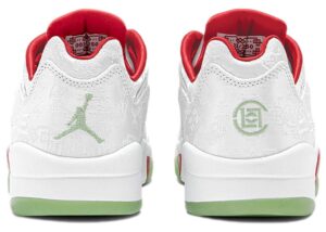 Jordan 5 Retro Low CLOT White Silk 20th Anniversary CLOT-AJ5-WHT-FF - Brosneaker photo 2