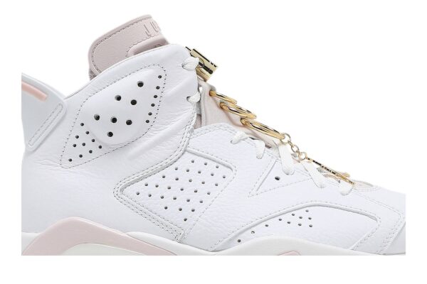 Jordan 6 Retro Gold Hoops (Women's) DH9696-100 - Brosneaker photo 2
