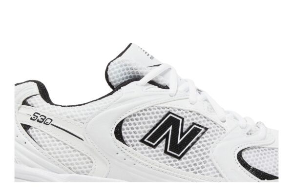 New Balance 530 White Black Details MR530EWB - Brosneaker photo 2