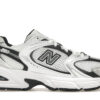 New Balance 530 White Silver Metallic Black MR530LB - Brosneaker photo 1