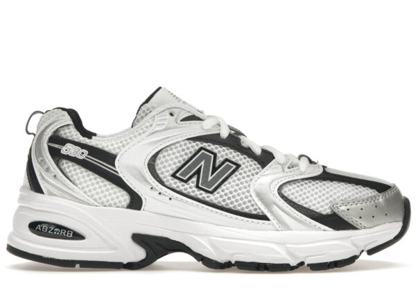New Balance 530 White Silver Metallic Black MR530LB - Brosneaker photo 1