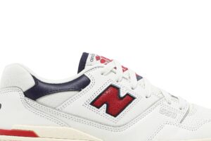 New Balance 550 Aime Leon Dore White Navy Red BB550A3 - Brosneaker photo 2