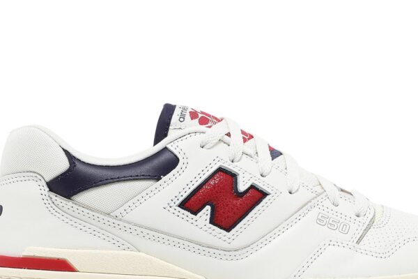 New Balance 550 Aime Leon Dore White Navy Red BB550A3 - Brosneaker photo 2