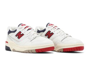 New Balance 550 Aime Leon Dore White Navy Red BB550A3 - Brosneaker photo 8