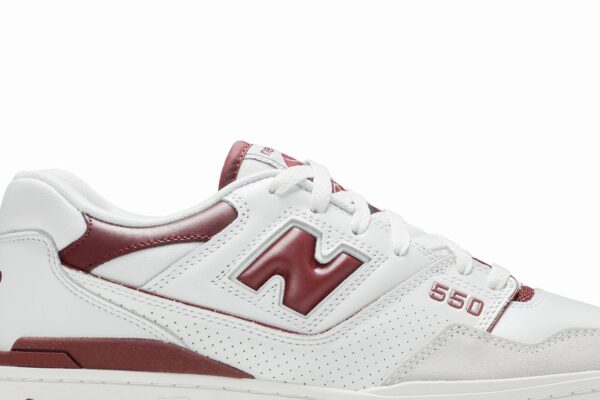 New Balance 550 Sea Salt Burgundy BB550LI1 - Brosneaker photo 2