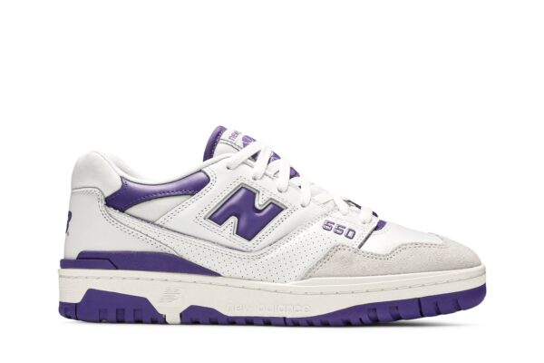 New Balance 550 White Purple BB550WR1 - Brosneaker photo 1