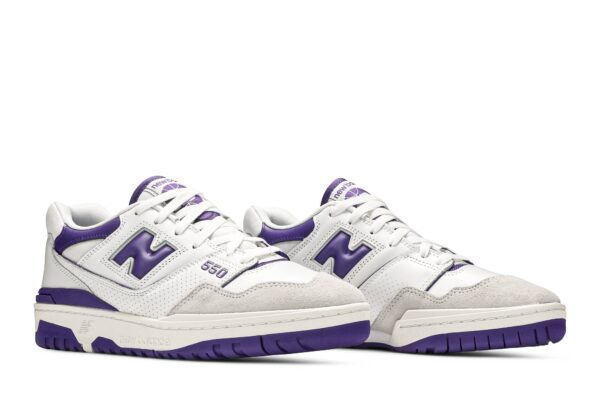 New Balance 550 White Purple BB550WR1 - Brosneaker photo 8