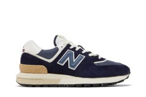 New Balance 574 Navy White Beige U574LGBB - Brosneaker photo 1