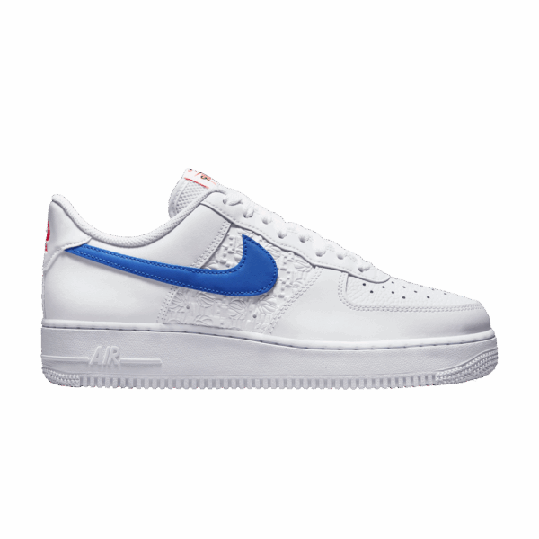 Nike Air Force 1 '07 Low Embossed Hoops Racer Blue FD0667-100 - Brosneaker photo 1