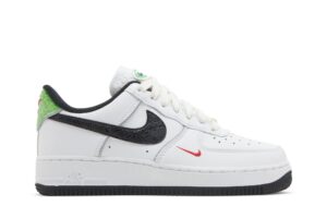 Nike Air Force 1 Low '07 Just Do It Snakeskin White Black (Women's) DV1492-101 - Brosneaker photo 1