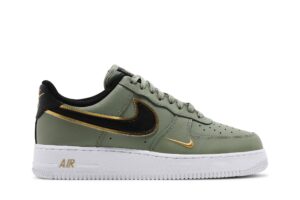 Nike Air Force 1 Low '07 LV8 Double Swoosh Olive Gold Black DA8481-300 - Brosneaker photo 1