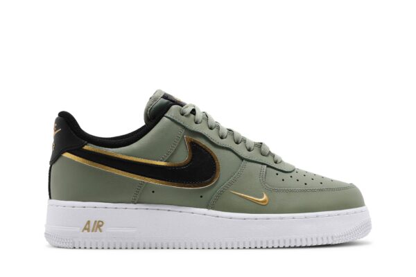 Nike Air Force 1 Low '07 LV8 Double Swoosh Olive Gold Black DA8481-300 - Brosneaker photo 1